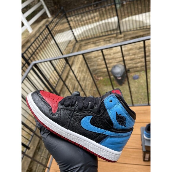 Nike Air Jordan 1 Retro High OG (PS) ‘NC to Chi’ Size 13C CU0449-046 Red/ Blue - Picture 14 of 16
